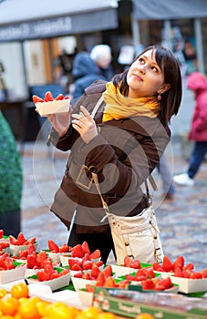 Auswahl auf der der Markt 