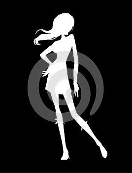 Girl Silhouette design