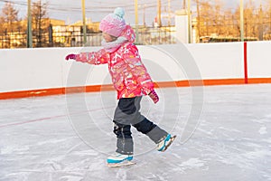 Girl on skates