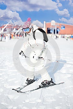 Girl On the Ski