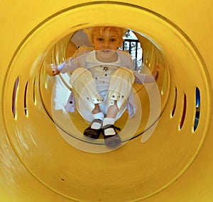 Girl in Slide