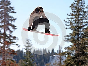 Girl on a snowboard