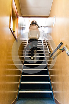 Girl Standing Upstair