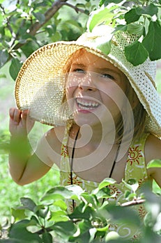 The girl and summer