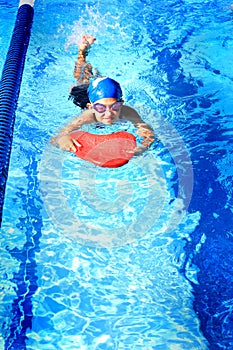 Girl Swimming