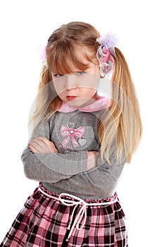 Girl taking great offence