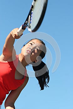 Girl tennis