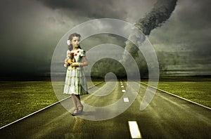 Girl tornado