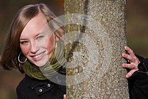 Girl and tree