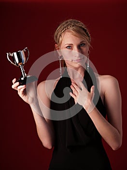 Girl with Trophy