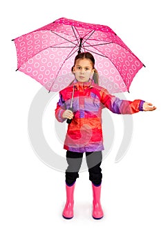 Girl With Umbrella