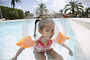 Agotador Agua alas en nadar piscina 