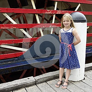 Girl at the Wharf