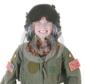 Girl who wants to be an aviator