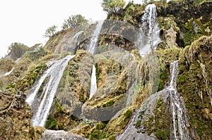 Girlevik waterfalls in Erzincan City of Eastern Turkey