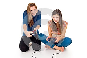 Girlfriend to play video games