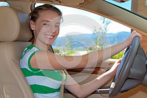 Girls first driving lessons