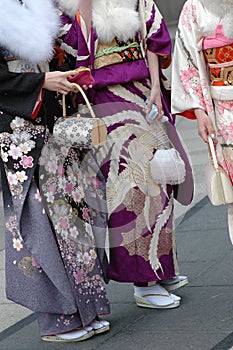 Girls in kimono