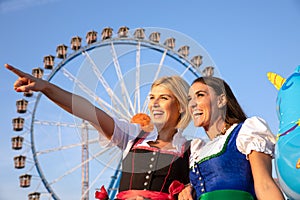 Girls on oktoberfest ore springfestival