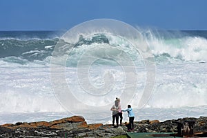 Girls near High Waves, Tsitsikamma National Park, South Africa