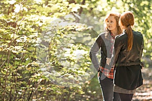 Girls spending time together