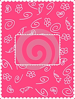 Girly card