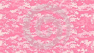 Girly pink texture military camouflage repeats seamless army hunting background