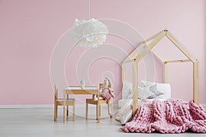 Girly scandi room