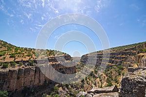 Girmana Canyon in Malatya Turkey