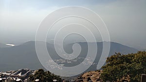 Girnar mountain ranges view from Ambaji tuk