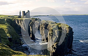 Girnigoe and Sinclair Castle,Caithness,Scotland,UK 