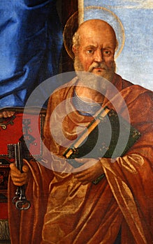 Girolamo da Santa Croce: Saint Peter the Apostle