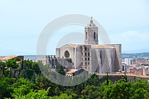 Girona Cathedral. Spain photo