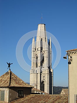 Girona cathedral tower