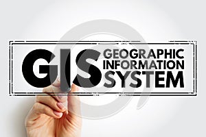 GIS Geographic Information System - type of database containing geographic data with software tools for managing, analyzing, and