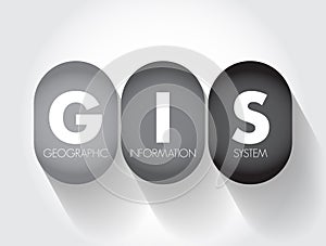 GIS Geographic Information System - type of database containing geographic data with software tools for managing, analyzing, and