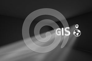 GIS rays volume light concept