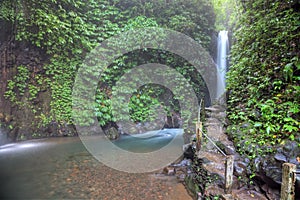 Git-Git tropical waterfall, Bali.