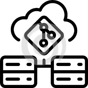 Git Integration Vector Icon