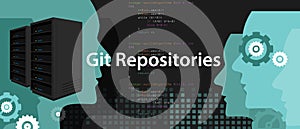 Git repositories software subversion backup server process in programming and coding