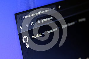 GitHub company website logo