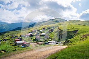 Gito Plateau houses Rize Camlihemsin in Blacksea Turkey.