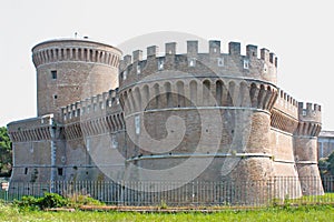 Giulius II Castle tower in Ostia
