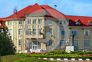 Giurgiu City Hall at summer - Primaria Municipiului Giurgiu photo