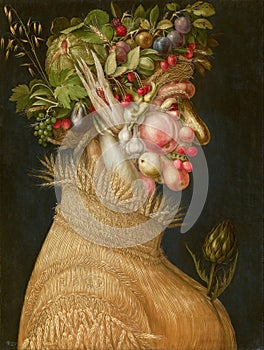 Giuseppe Arcimboldo, The Summer, 1563,