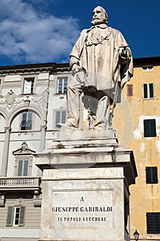 Giuseppe Garibaldi Monument in Lucca