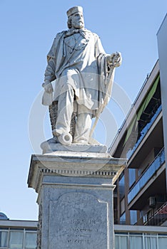 Giuseppe Garibaldi statue Civitavecchia, Italy