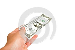 Give away one dollar