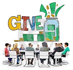 Give Help Donation Charity Volunteer Concept