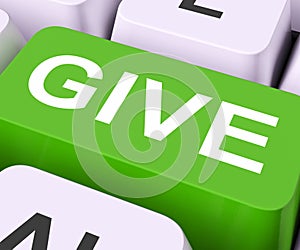 Give Key Means Bestow Or Giving